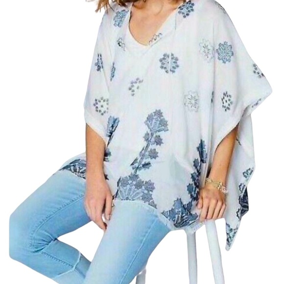 J. Jill Tops - J. Jill Ocean Breeze Poncho